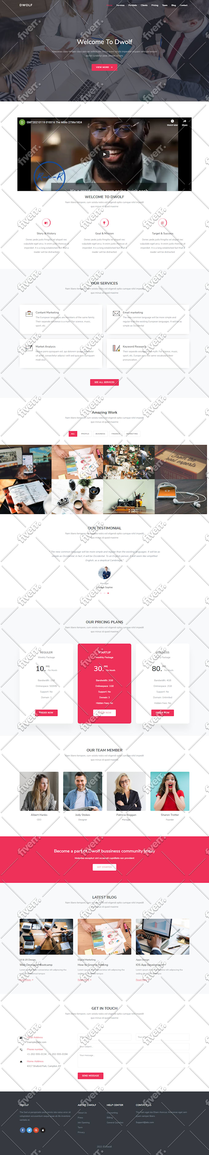 make customized MLM website for you