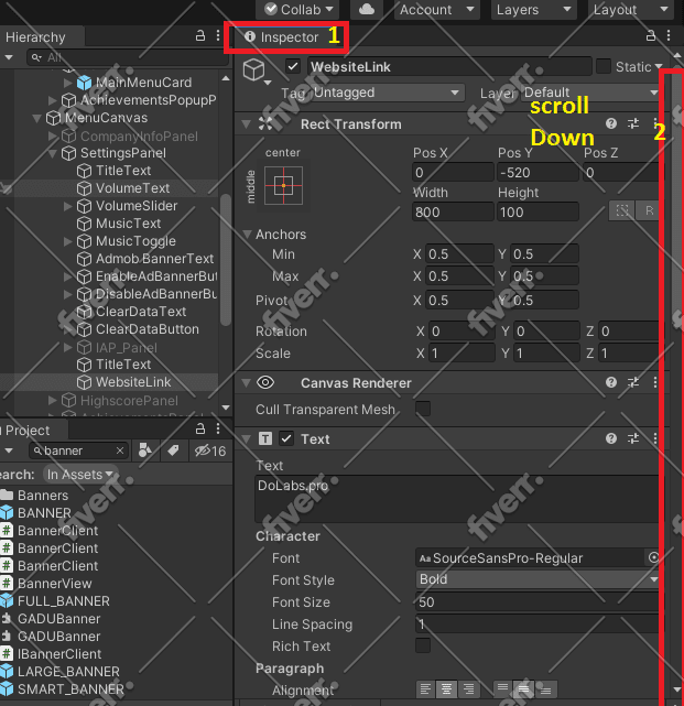 integrate admob in unity games