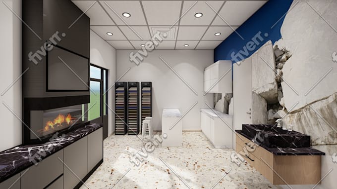 model render 3d kitchen remodel cabinet bath interior design 2d floorplan