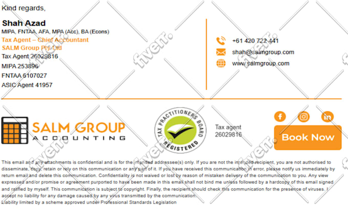 create professional HTML email signature for outlook,gmail and apple