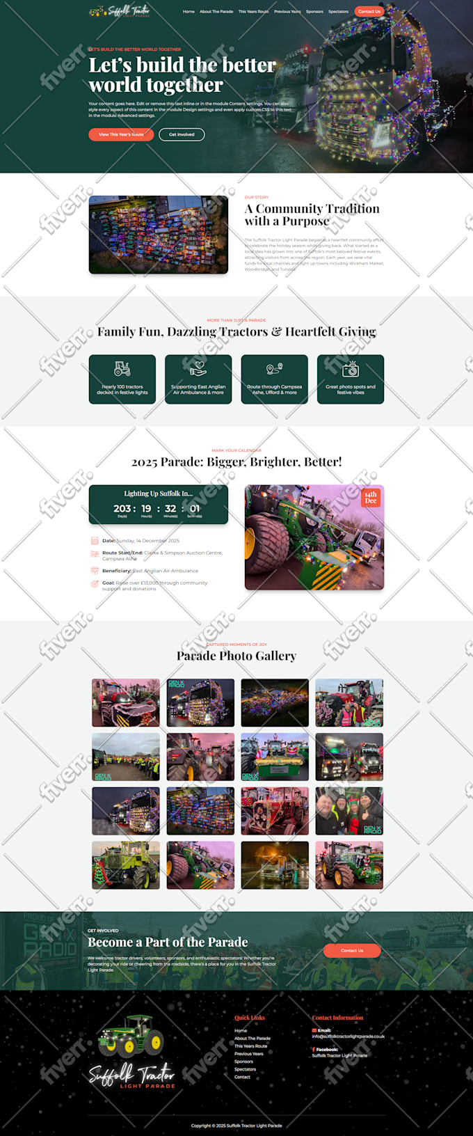 design and develop a professional wordpress website with elementor