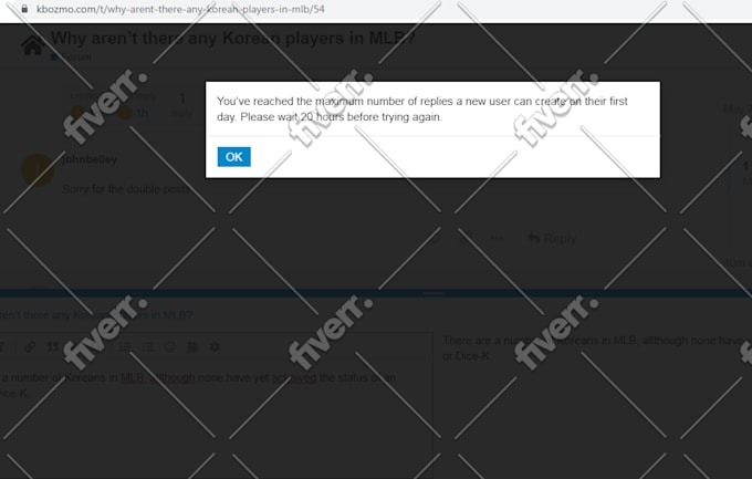 do 50 high quality  forum posting, no backlinks