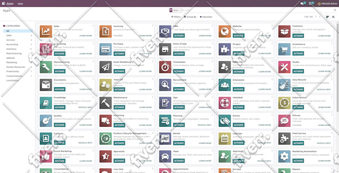 setup,install odoo v19, v18 or v17 on your cloud server