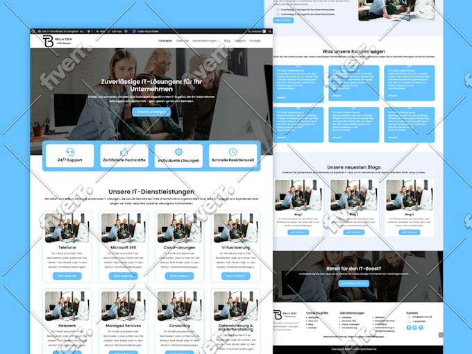 do wordpress website development, design or redesign wordpress blog website