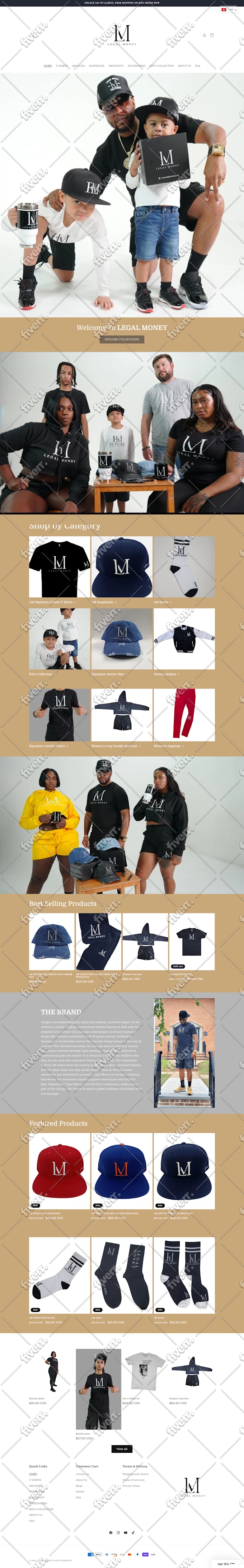 redesign dropshipping shopify website, design shopify store, automated shopify