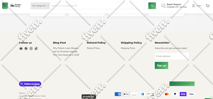 create high ticket dropshipping shopify store website