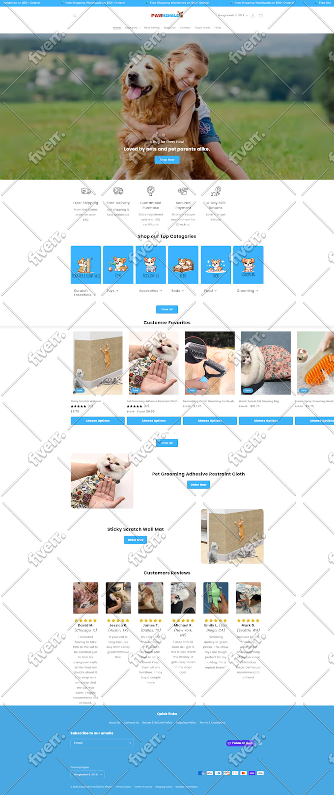 design, redesign shopify store, shopify dropshipping store, shopify website