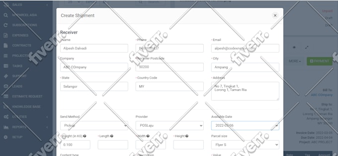 develop custom module with source code for perfex crm