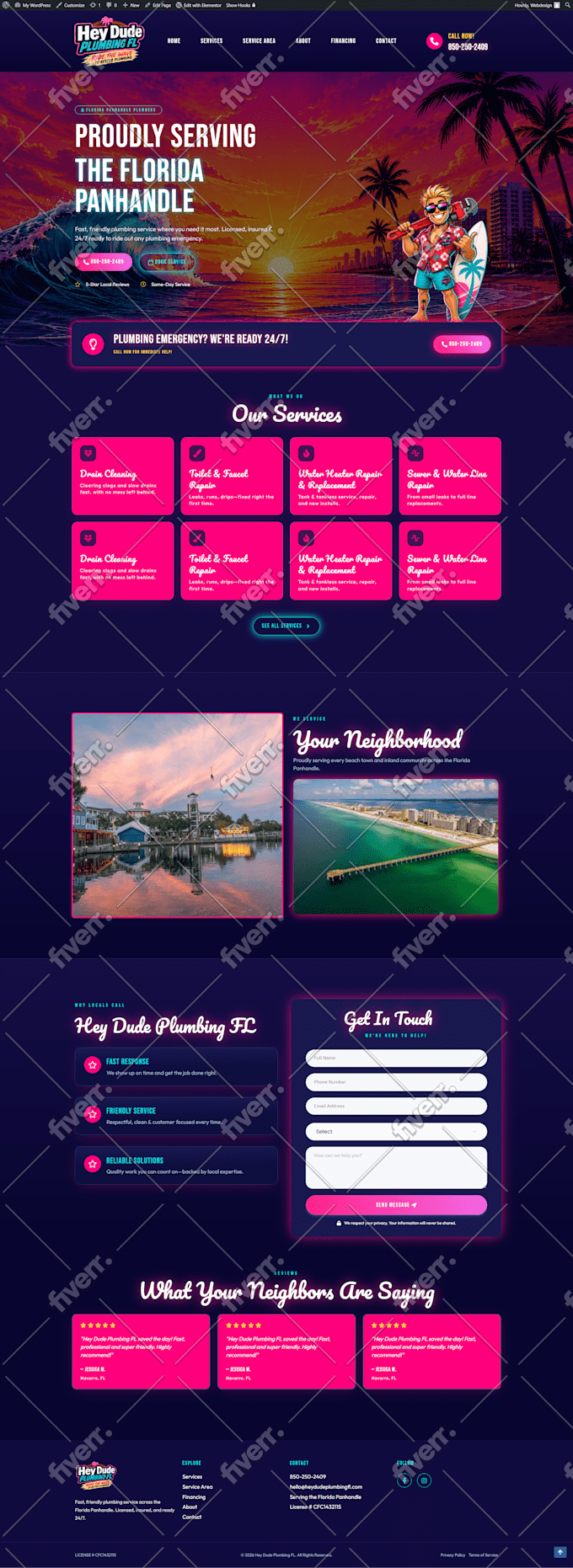 design, duplicate, copy, clone redesign wordpress website with elementor