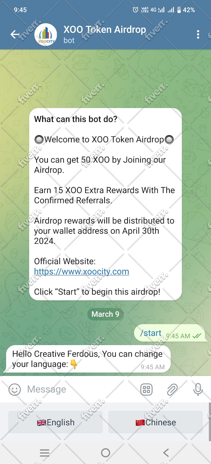 create high quality advanced custom telegram bot