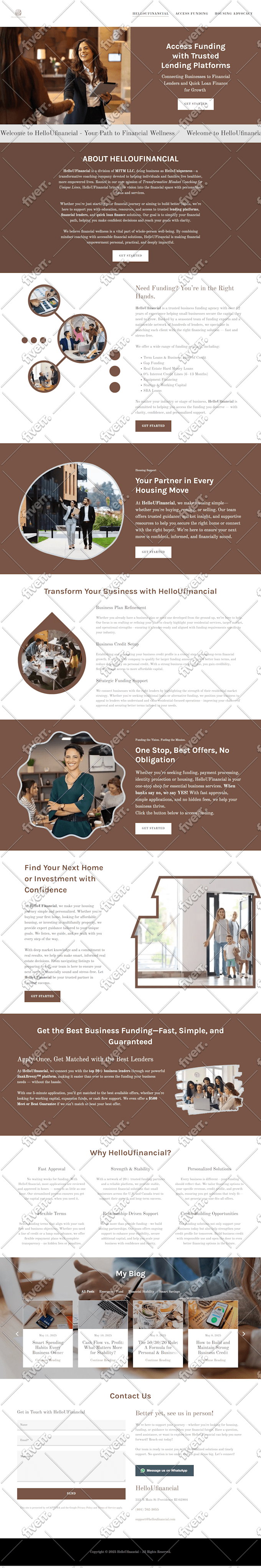 create your business website with wix