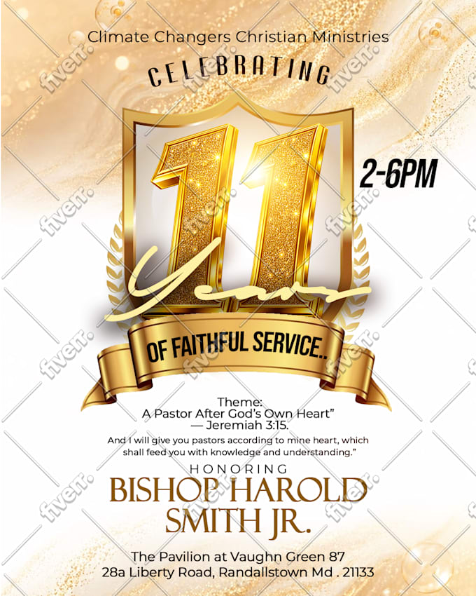 design modern church flyer, poster, or christian event flyer