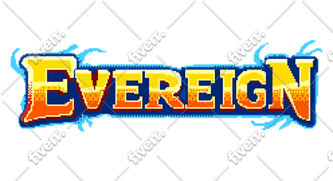 make text with pixel art style