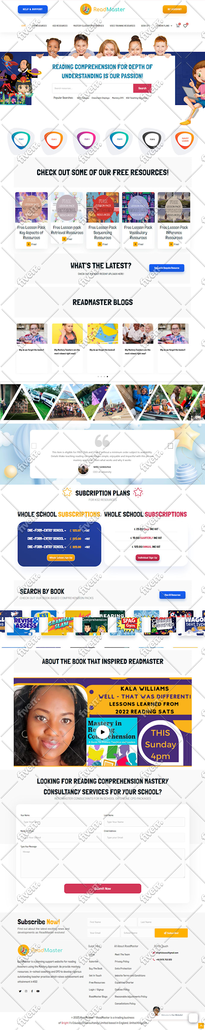 build responsive professional wordpress wesbite design or business website