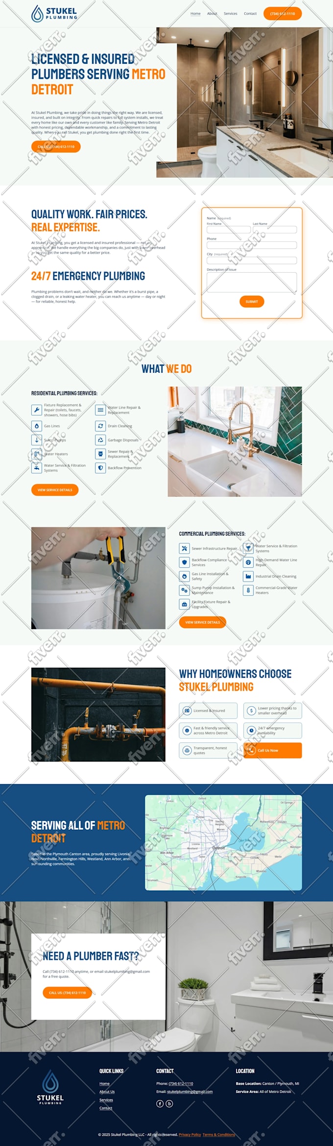 do ultrafast squarespace website design and landing page