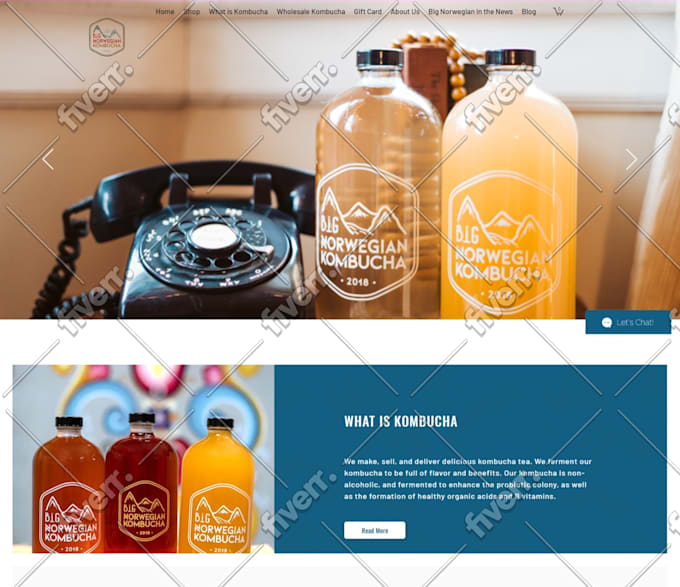 design or redesign wix website