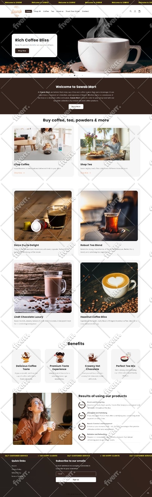 create print on demand shopify store or shopify website