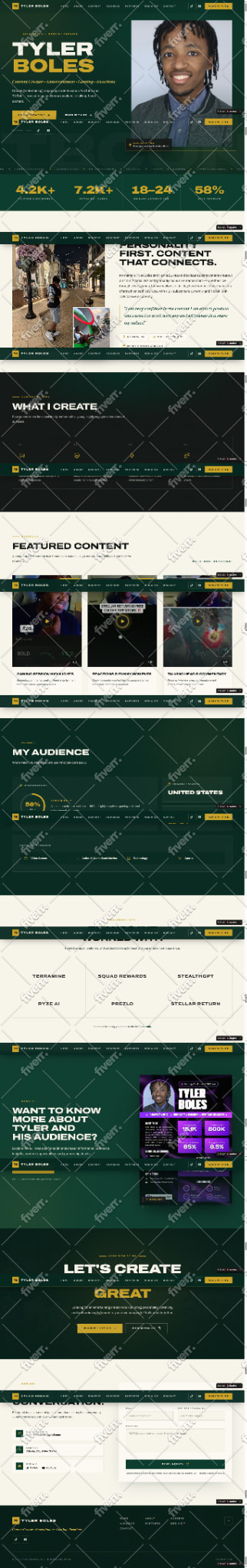 design epk, media kit, press kit, one sheet with clickable buttons