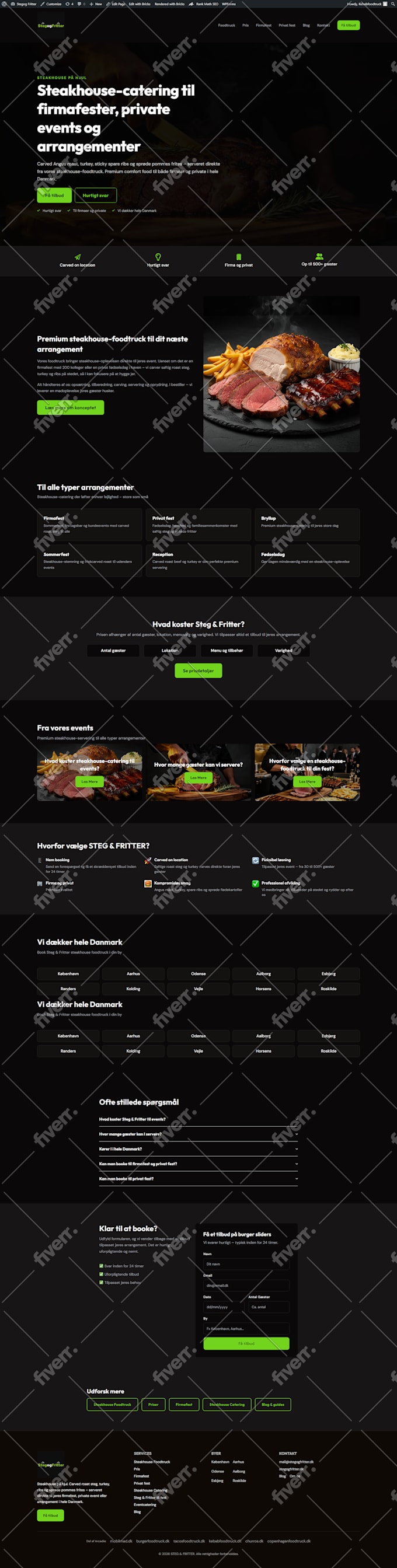 redesign, copy, replicate wordpress website using bricks builder and elementor