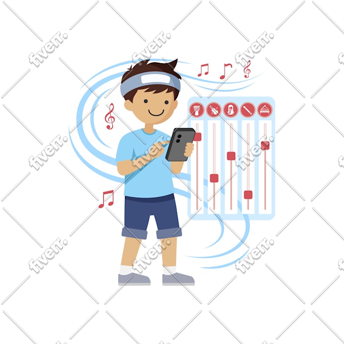 draw character and illustration for presentation or infographic