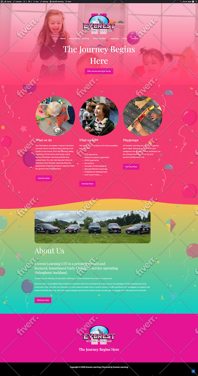design, redesign wordpress website, build custom website development