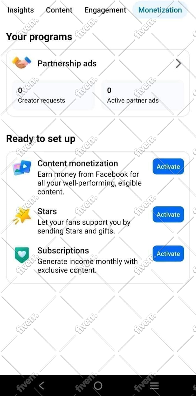 complete facebook page monetization