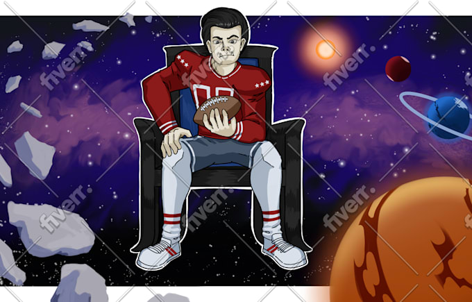 create a personalized digital illustration for you