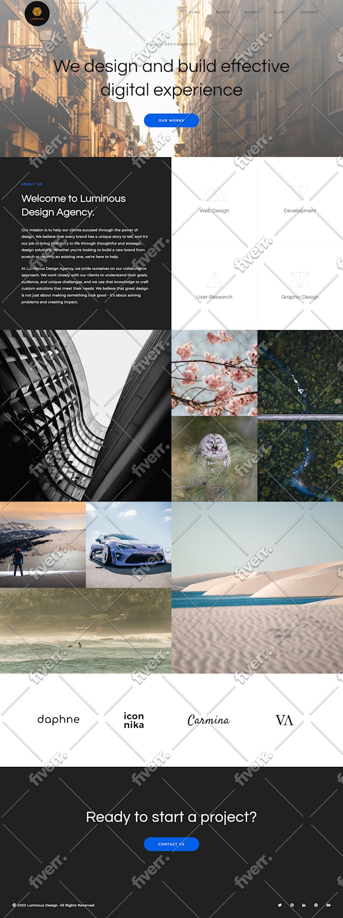 design HTML CSS bootstrap responsive website for you