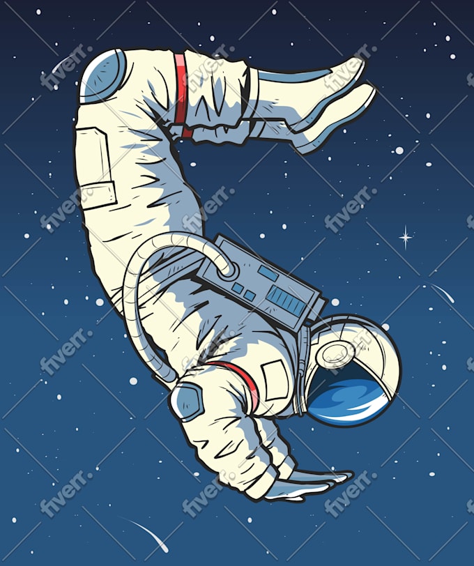 draw you a cool astronaut