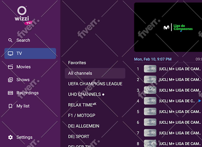 rebrand iptv app with admin panel