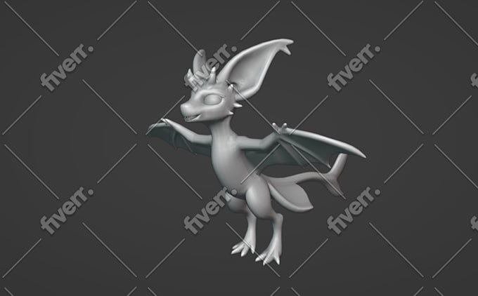 design 3d character and cartoon model in blender