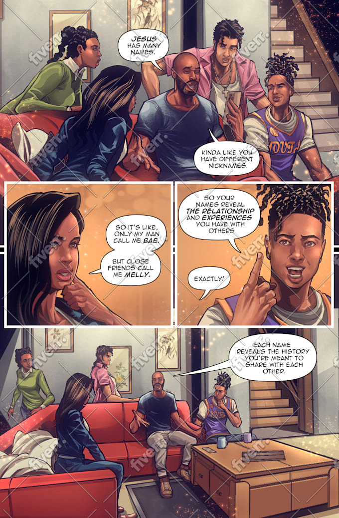 typeset lettering webtoon manga comic