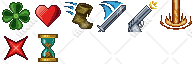 draw pixel art icons for abilities or items