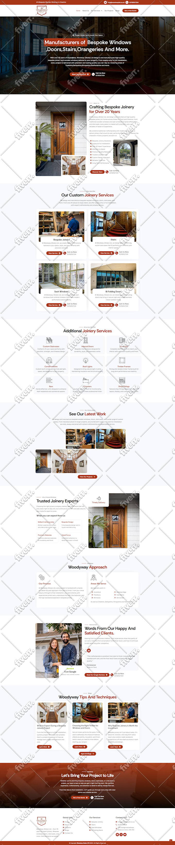 build wordpress website design and development or website redesign