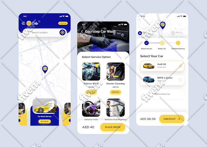 create a unique mobile app UI UX design