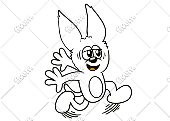 draw cartoon logo graffiti icon character