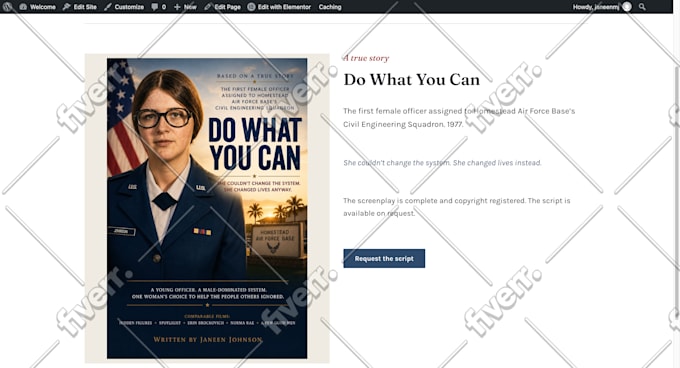 design author website, book website, book author website and book landing page