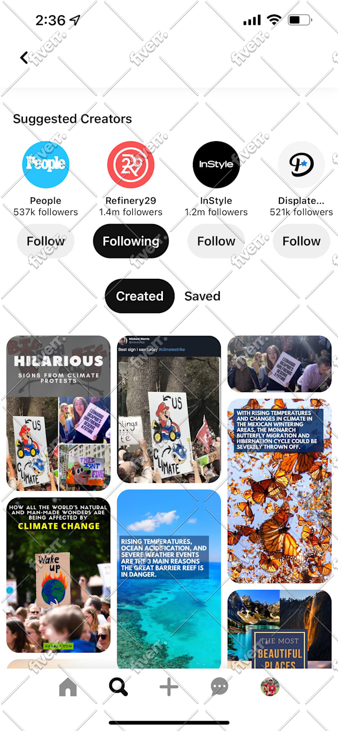 create, setup and optimize pinterest marketing, searchable boards and pins
