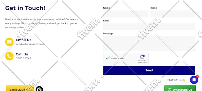 fix contact form issue, wordpress issue, email issue and setup SMTP, dns record