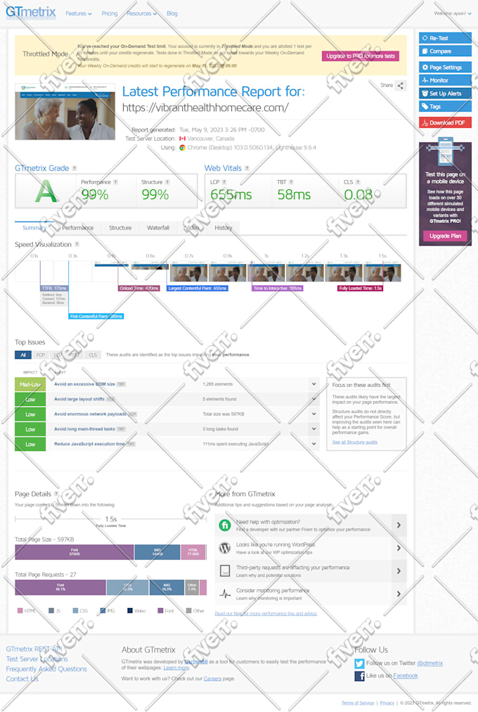 speed up and optimize wordpress website