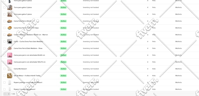 do scrape products and upload in shopify or woocommerce