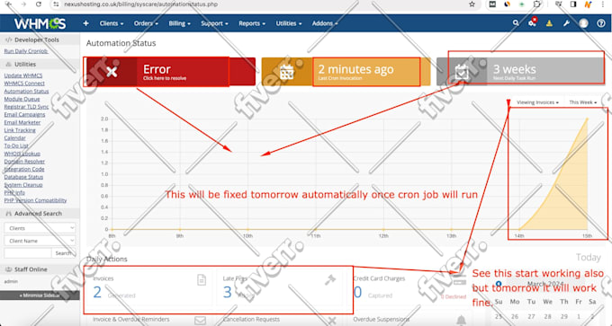 fix any whmcs issue, any work on whmcs install configure