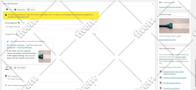do advanced on page SEO with technical optimization of your wordpress website