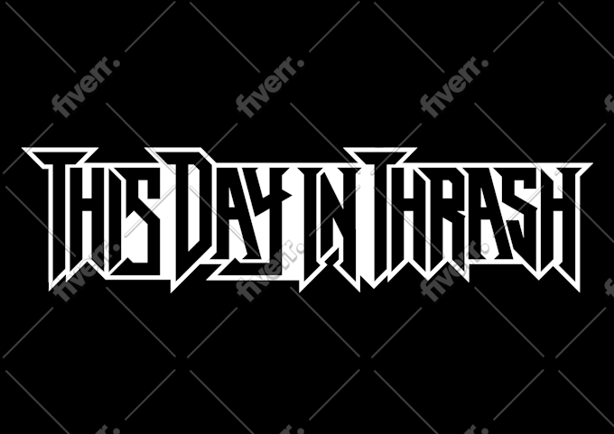 draw your thrash metal logo