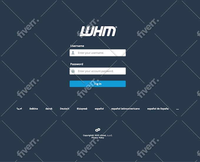 install cpanel whm on your vps or dedicated server