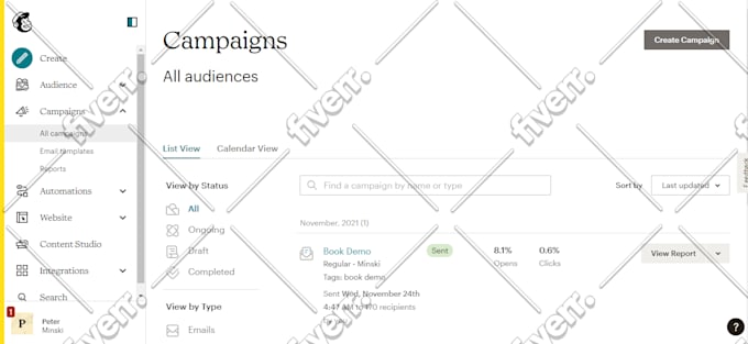 design email template newsletter setup mailchimp campaign