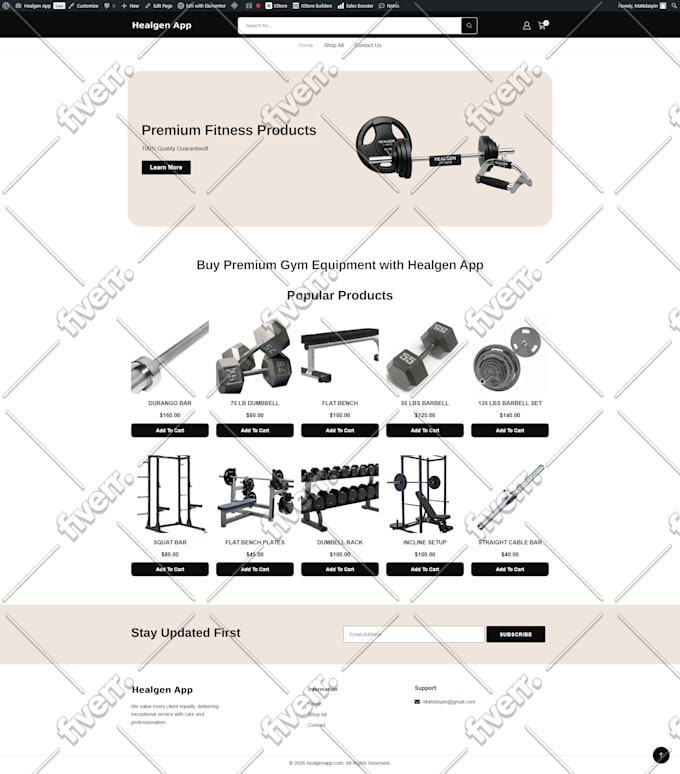 design ecommerce wordpress website using woocommerce online store