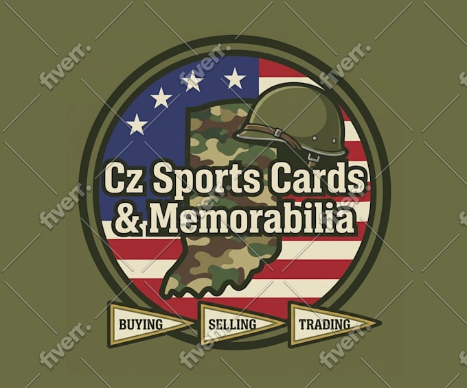 create exclusive and marvelous sports card logo design