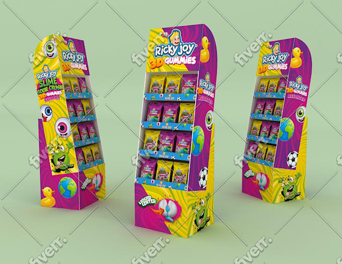 design 3d product display ,gondola, otc stand