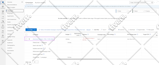 setup bing ads PPC campaign in 6 hours